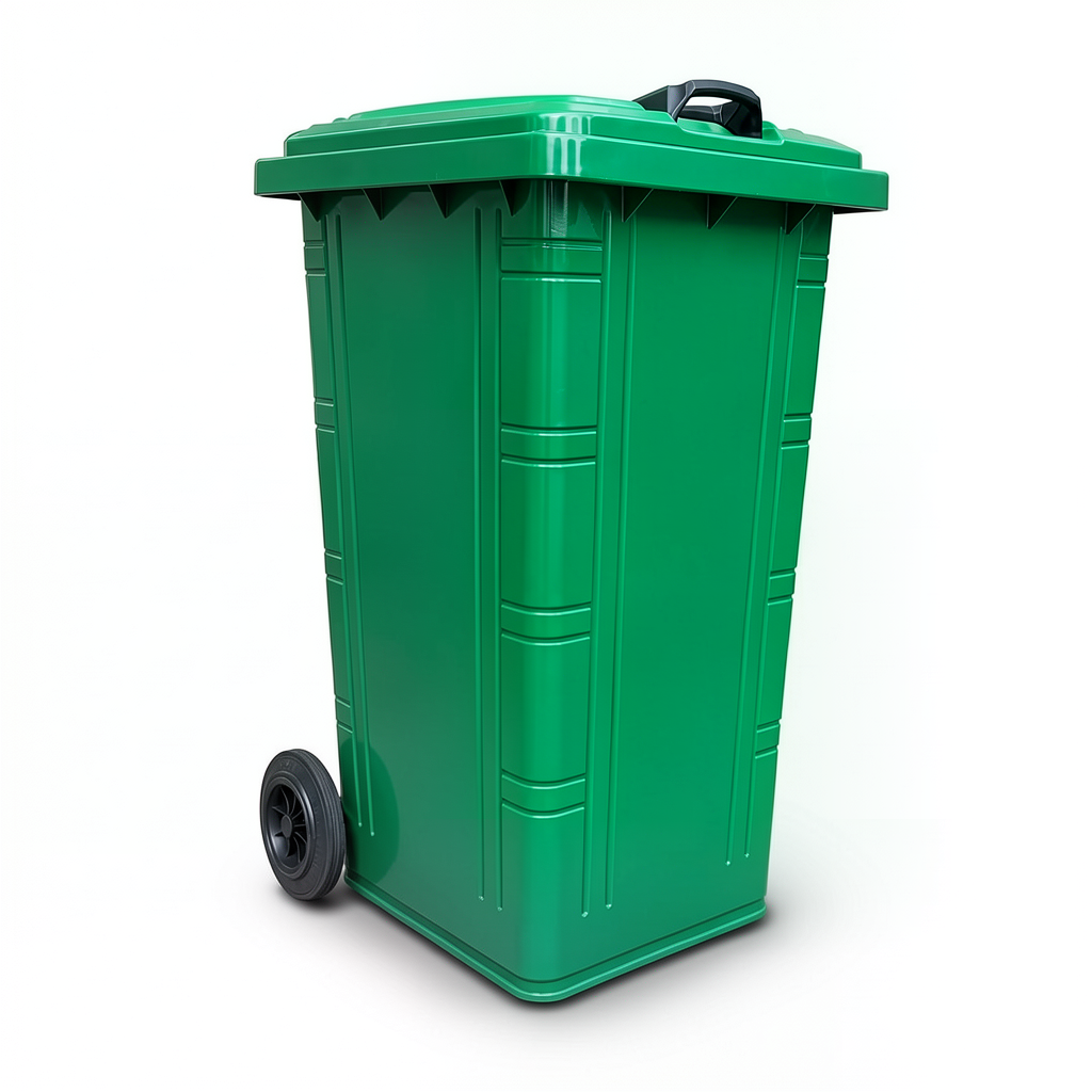 240L HDPE Wheelie Bin | Heavy-Duty Waste Container