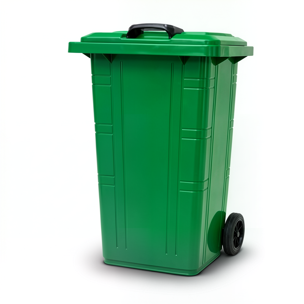 KOVANTO 120L HDPE Plastic Wheelie Bin