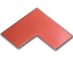 3D Interlock Paver Tile, Al Armak Brand, with Thickness 6 cm Color Red