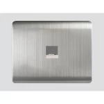 مفتاح كمبيوتر داتا، مقاس 7×7 سم، كات6، لون ستيل