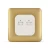 فيش يو اس بي مزدوج 4.2 امبير، لون ذهبي، 7×7 سم | سبكترا