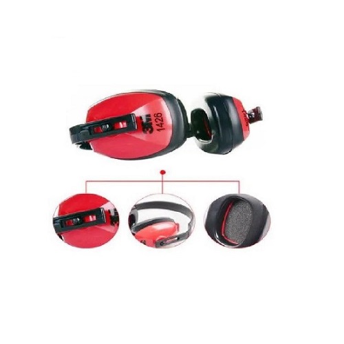 Muffler Red Color, 3M Brand, Model 777