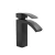 Modern Short Shalal Washbasin Tap, Matte Black