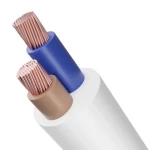 كيبل نحاس شعر خطين مقاس 1 ملم، 300/500 فولت، معزول ومغلف PVC | كابلات الرياض