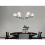 RAFARD Pendant Light, Cafe Color, Length 1500 mm, Width 680 mm, 3000 Kelvin