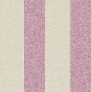 Striped Wall Decoration 10m x 0.53m Beige with Pink | Balbaid Decor Company