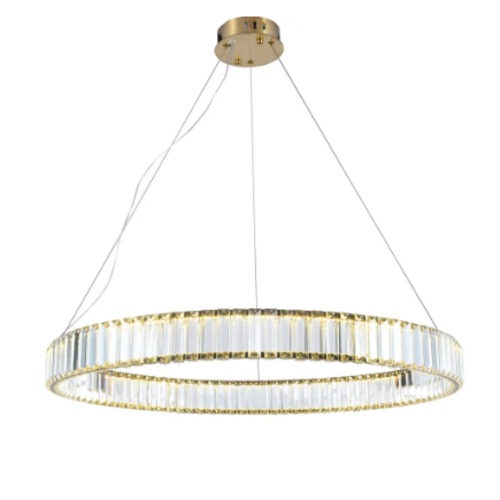 Luxury Crystal Pendant Light 150×80 cm, Gold | 49352-1