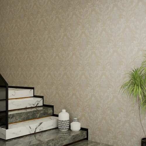 Wall Covering Light Brown Classic, Size 10m x 50cm | 2034-GCT