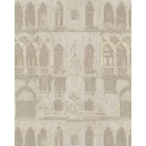 Italian Wallpaper Modern Design Beige Color, Size 10mx1.06m, Model 81735 | Balbaid Decor Company