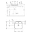 Square Shape Ceramic Counter Top WashBasin 42×42 cm, Brilliant White | Hatch Company - Image 3