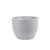 Plastic plant pot, diameter 47 cm, light gray color, round shape