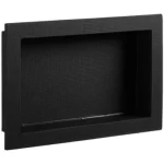 رف شاور مقاس 61×40 سم، ارتفاع 10 سم، رمادي