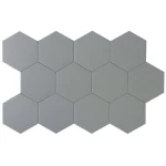 بلاط بورسلان Essence للجدران والارضيات، لون رمادى، مقاس 16×14 سم 