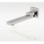 Concealed Wall Mixer Tap, Matte Silver