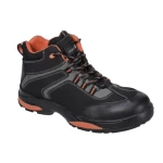 PORTWEST safety shoes, lightweight, size 38, black x orange, slip resistant