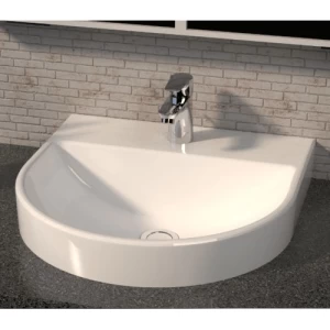 Over Counter Top Wash Basin 48x48x18 cm, Off White | Saudi Ceramics