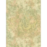 Italian Wallpaper Beige Color Floral Design, Size 10mx0.73m, Model 57102