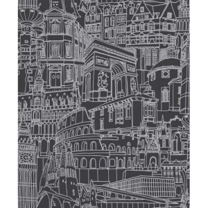Youth and Children Wallpaper 10m x 0.53m Dark Gray | Balbaid Decor Company