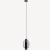 Como Pendant Light Modern, Dimensions 22 x 22 x 180 cm, Black Color