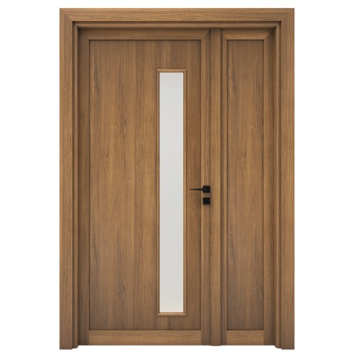 High Quality Wooden Double Door 160×235 cm, 6 cm Thickness, Brown | GDO5