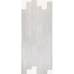 Wooden parquet for luxury floors, white color, size 128.5x19.2x0.8 cm, model 200640