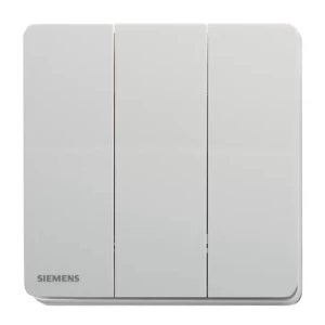مفتاح انارة ثلاثي دركسيون 16 امبير 86×86 مم 250 فولت ابيض | Siemens (دلتا أرينا)