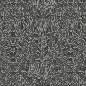 Italian Wallpaper Patterned Design Dark Gray, Size 10m x 0.70m, Model RC18063 | Balbaid Decor Company