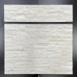 Natural White Slate Strips, Thickness 1-2 cm, Size 15x60 cm