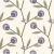 Floral wallpaper, beige color, length 10 m, width 0.53 m, model 440324 