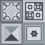 Black Spanish Porcelain Flooring Size 33.15×33.15 cm, Square 