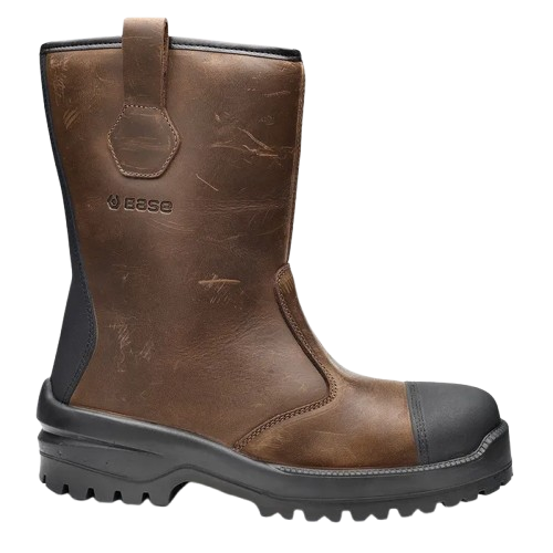 PortWest Safety Boots Leather Long Size 46 Orange Printed Leather, Static Resistant, 200J Impact | Reda Safe