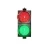 Traffic light two appointed, Red and Green Color