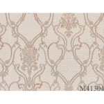 Italian Wallpaper classic design 10m x 1.06m, beige, model 41304