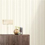 Patterned Wallpaper, Size 15.6m×100cm, Beige with light brown pattern color