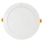 Recessed Round LED Panel Light Pan Lighting 24 Watt  1920  Lumen Color Temperature Creamy 