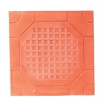 Decorative Tile for Flooring with Classic Design, Size 40x40x5 cm, Light Red Color | Al Sarif Company