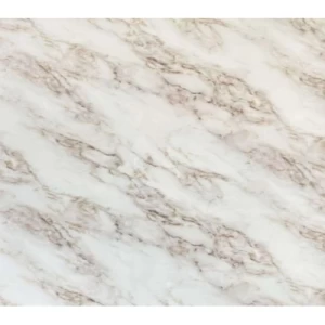 Marble Alternative Rectangle 290 × 120 cm White with Brown Veins | Luxury line