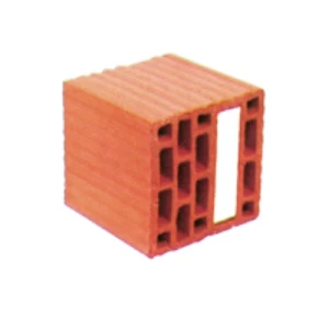 Half Hollow Red Bricks 20 cm Size, Weight 6.6 kg | Yamama Factories for red bricks and clay products