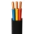 Three Core 2.5mm Solid Copper Cable 300/500V, PVC 70°C Insulation, Black Color, 100 meter Length | Saudi Cable Company
