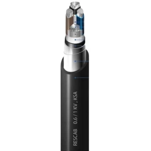 4 Core Stranded Aluminium Cable 120 sq mm, 0.6/1kV, STA Armored, PVC Insulation, 500 M Length | Red Sea Cables