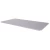 Plain aluminum ceiling tile, thickness 1mm, dimensions 600x600mm, clip-in system