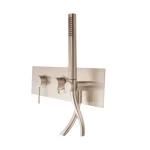 Two Way Concealed Shower Mixer, Matte Nickel Color, Weight 5.57 kg