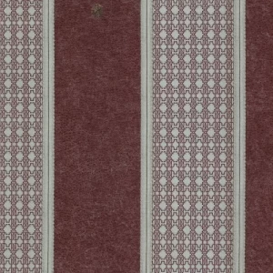 ورق جدران ايطالي تصميم مقلم مقاس 10 م×0.70 م لون احمر داكن | شركة بالبيد للديكور