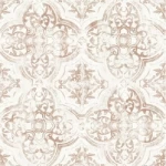 wallpaper, light brown color, classic design, size 1.010m x 52.1cm