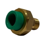 شدة وصل PPR سنة ذكر تي بي اف مقاس 32 مم × 1 إنش   ضغط 25 بار  لون اخضر