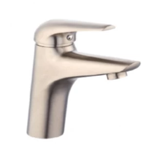 Short Automatic Washbasin Mixer Brass, Light Bronze | Al Muhaidib Sanitary and Ceramic