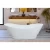 Modern white bathtub size 170×75 cm