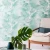 Leaf-patterned Wallpaper, Length 1.005 cm, Width 53 cm, Green Color, Model Wild