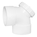 كوع بلاستيك PVC زاوية °90 بسدة جدول 40 براند الراجحى مقاس 4 إنش لون  أبيض