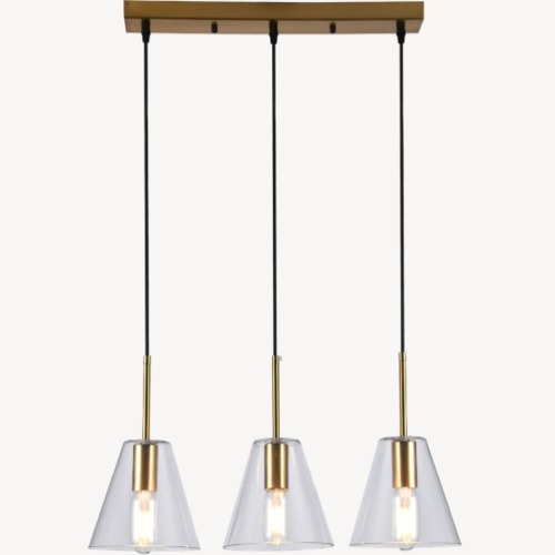 Contemporary LED Crystal Lighting Fixture 78x28x25 cm, Bronze | Abyat Company